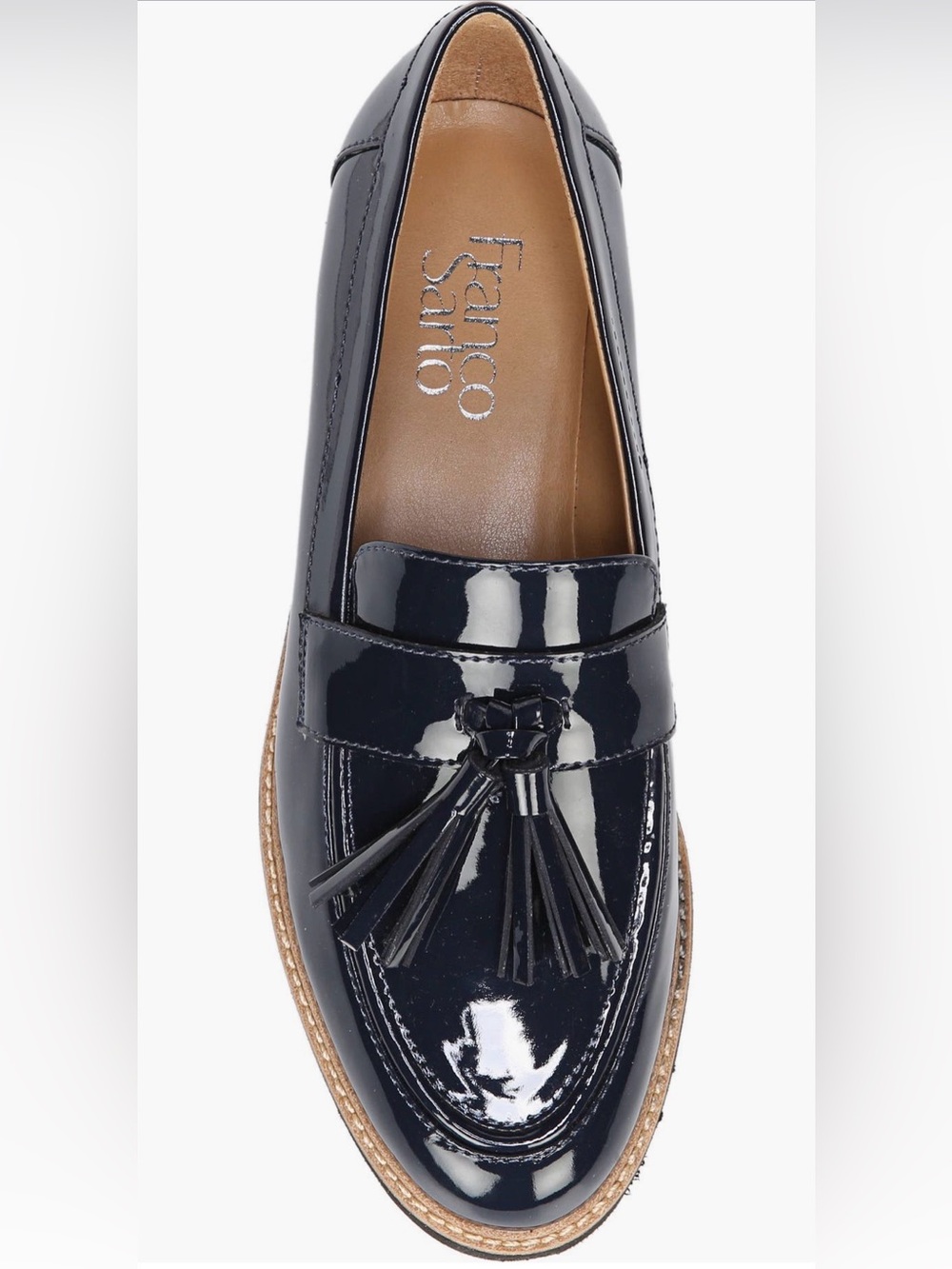 Franco Sarto Carolyn Tassel Loafers Sz.11 “Inky Navy”